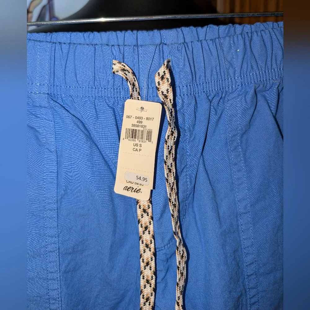 Aerie Blue Cargo Pants - Picture 2 of 3